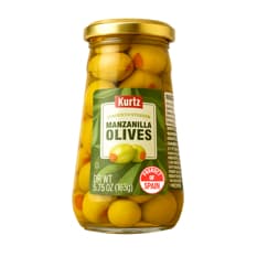 Aceitunas manzanillas enteras rellenas de pimiento Kurtz (163 g / 5.75 oz)