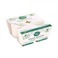 Yogurt pasteurizado natural azucarado Vima Foods (4 x 100 g / 3.52 oz)