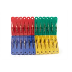 Pinzas plásticas para ropa con resorte metálico My Home