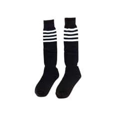 Par de medias de fútbol color negro Roca (Talla 10 - 13)