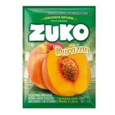 Refresco instantáneo sabor durazno Zuko (13 g)