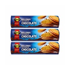 Galletas rellenas con crema de Chocolate Ayala (3 x 250 g / 8.82 oz)