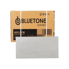 Caja de losa de cerámica vanity silver matt 600 mm x 1200 mm Bluetone (2 U)