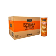 Papas fritas crujientes sabor queso  YEYA (14 X 160 g / 5.64 oz)