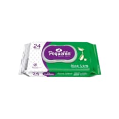Toallitas húmedas de aloe vera Pequeñín (24 u)
