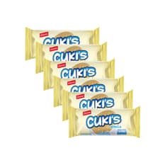 Galletas tipo sándwich con relleno sabor vainilla Cuki´s Delizola (6 x 36 g / 1.27 oz)