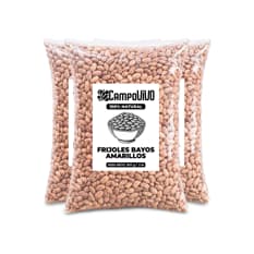 Frijoles bayos amarillos Campo Vivo (3 x 907 g / 2 lb)