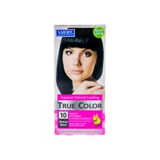 Tinte de cabello para mujer color negro # 10 Lucky Super Soft (40 ml / 1.36 fl. oz)