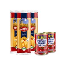 Combo espagueti básico #4: Espaguetis Doga + Pasta de tomate Burcu