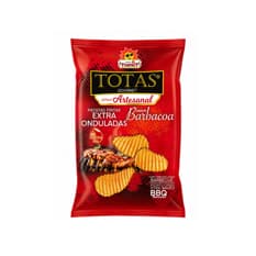 Patatas fritas extra onduladas sabor barbacoa Totas Gourmet (130 g / 4.58 oz)