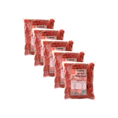 Carne troceada de res de primera PDL LMC (5 x 1.5 kg / 3.3 lb)