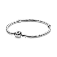 Pulsera de plata S925 estilo Pandora Moments con cierre (17 cm)