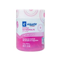 Esponja quitaesmalte sin aroma Equate (40 ml)