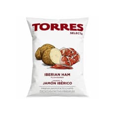 Patatas fritas premium sabor a jamón ibérico Torres Selecta (150 g / 5.29 oz)