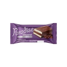 Pastelito relleno de crema de chocolate con cobertura de chocolate Paradise Simsek (25 g / 0.88 oz)