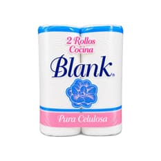 Papel de cocina de pura celulosa Blank (2 U)