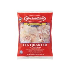 Cuartos traseros de pollo Rockingham (4.54 kg / 10 lb)