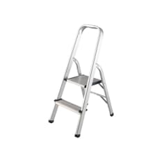 Escalera plegable de aluminio tipo taburete de 2 escalones Surtek ETTA2