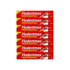 Cepillo y pasta dental con flúor Flodentmax (7 x 100 g / 3.5 oz)