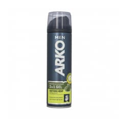 Gel para afeitado y limpieza 2 en 1 cáñamo calmante Arko (200 ml)