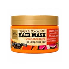 Mascarilla para el cabello de papaya y aceite de coco Spa Luxury (170 g / 6 oz)