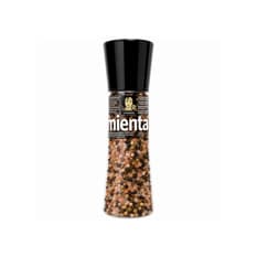 Sal rosa del Himalaya y 3 pimientas. Molinillo sazonador Carmencita (312 g / 11 oz)