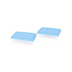 Pozuelos rectangulares con tapa colores surtidos Casa y Menaje (2 U)