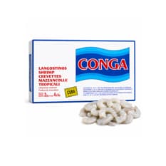 Caja de camarón limpio Conga (2kg / 4.4 lb)