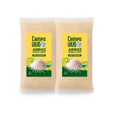 Arroz de grano largo Campo Vivo (2 x 500 g / 1.1 lb)