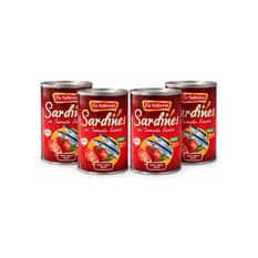 Sardina en salsa de tomate La Sabrosa ( 4 x 425 g / 14.99 oz)