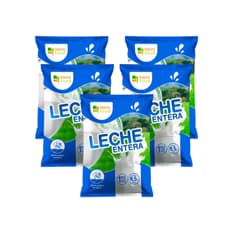 Leche entera en polvo Macro Food (5 x 1 kg / 2.2 lb)