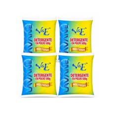 Detergente en polvo multiuso con aroma floral Lavane (4 x 500 g / 1.1 lb)