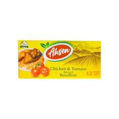 Cubitos de caldo sabor a pollo y tomate Ahsen (120 g / 4.23 oz)