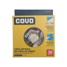 Cinta métrica de fibra de vidrio de 30 m Covo