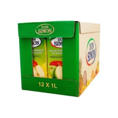 Jugo de manzana Don Simon (12 x 1 L)