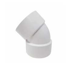 Codo PVC-U 45° de 2” para tubería de desagüe Malu