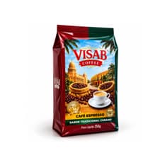 Café espresso sabor tradicional cubano Visab Coffee (250 g / 8.81 oz)