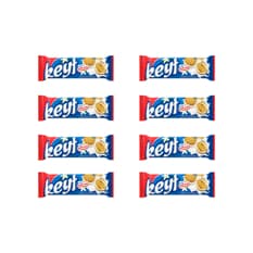 Galleta sándwich con crema de vainilla Keyf Golda (8 X 50 g / 1.76 oz)