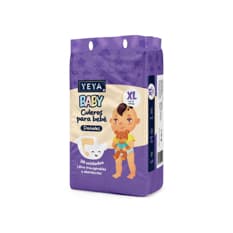 Pañales desechables para bebé talla XL YEYA (38 U)
