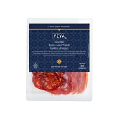 Trío de tapas con jamón serrano, chorizo y salame YEYA (142 g / 5 oz)