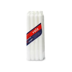 Velas blancas de cera Ifa Corp. (8 U)