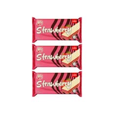 Sorbeto de vainilla con crema de fresa Castellum (3 x 85 g / 3.oz)