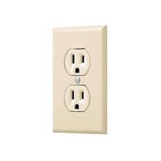 Tomacorriente universal doble beige Volteck PA-CODO-S