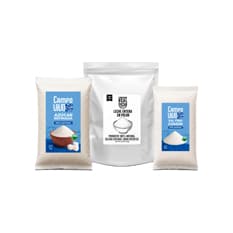 Combo básico #8: Leche entera en polvo + Sal fina común + Azúcar refinada