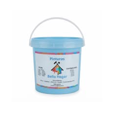Pintura vinílica para interiores y exteriores color azul Bello Hogar (4 L)