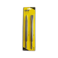 Set de 2 cinceles - broca tipo plano y punto - para martillo eléctrico Uyustols