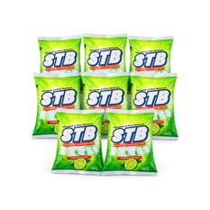 Detergente en polvo multiusos con fragancia a limón STB (8 x 500 g / 1.1 lb)