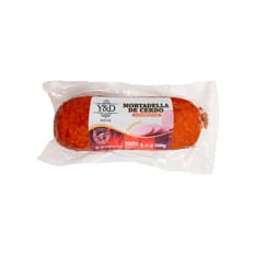 Mortadella especial de cerdo condimentada Y&D Ricos (500 g / 1.1 lb)