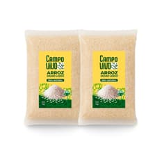 Arroz de grano largo Campo Vivo (2 x 1 kg / 2.2 lb)
