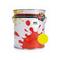 Pintura esmalte interior y exterior color amarillo real Campilux Tropical (4 L)